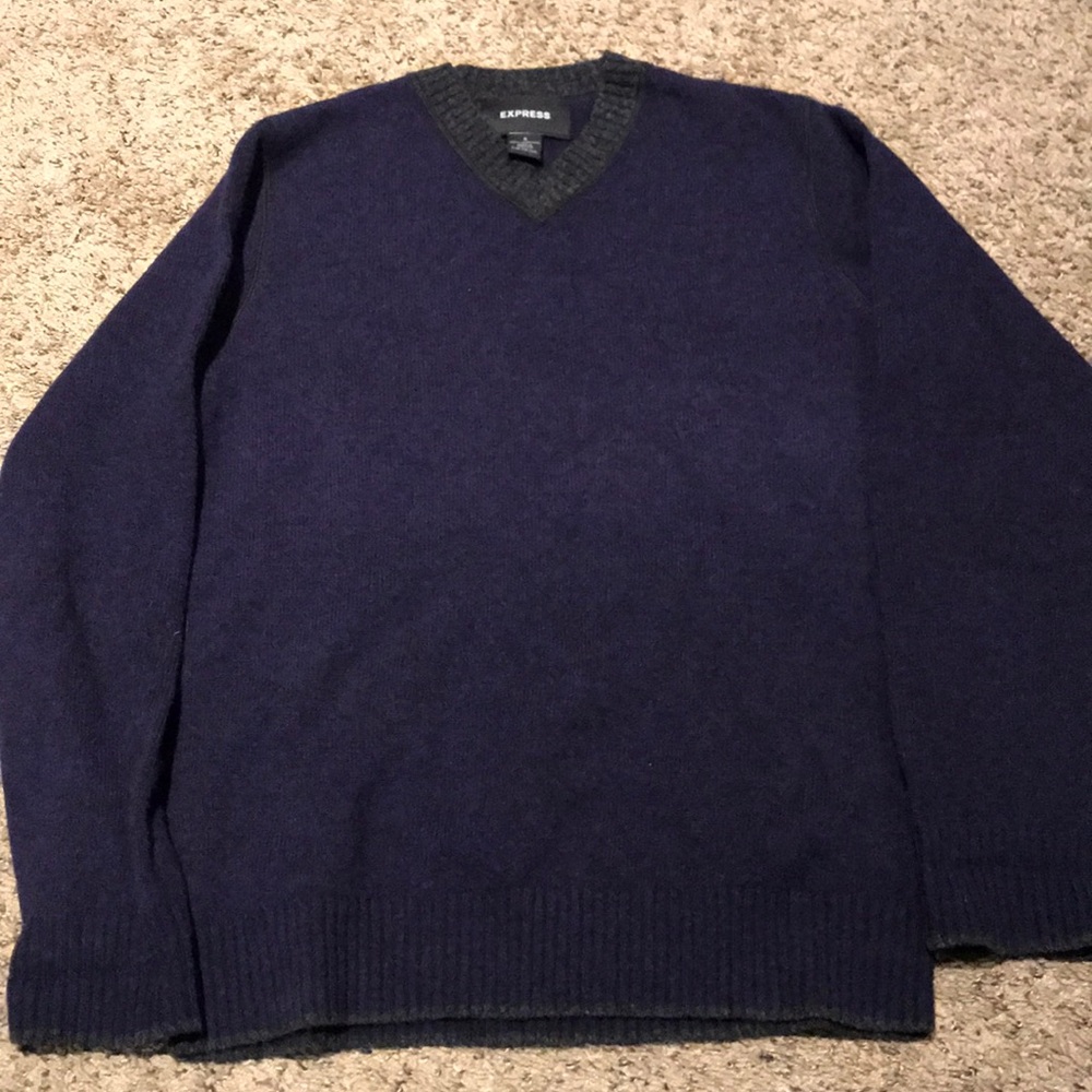 Express navy blue sweater